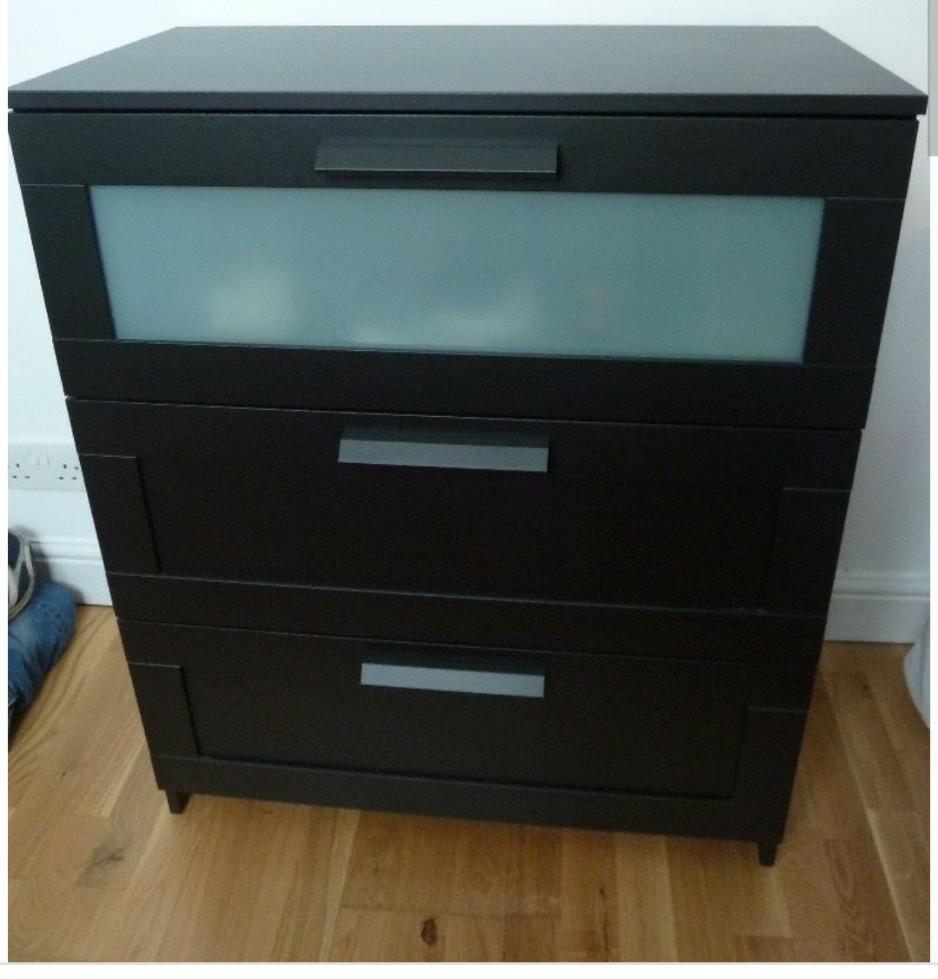 Ikea Brimnes Chest Of 3 Drawers Furniture Shelves Drawers On
