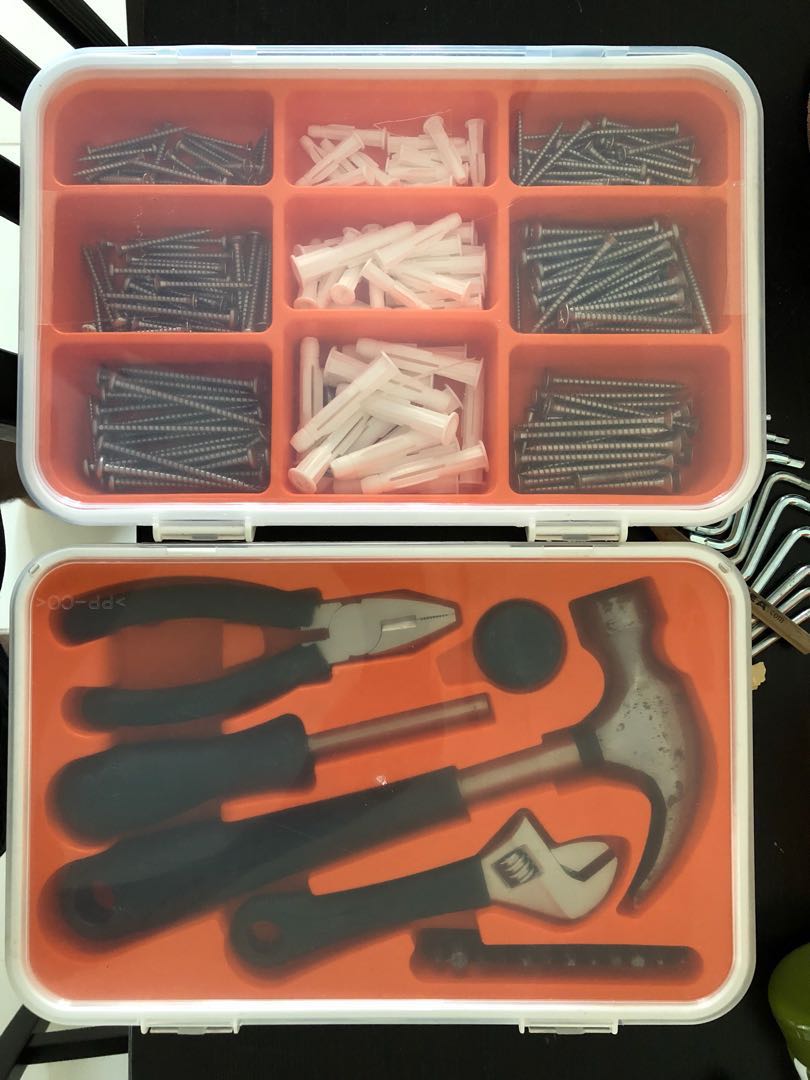 IKEA TOOL SET and IKEA FIXA screw box set, Everything Else on Carousell