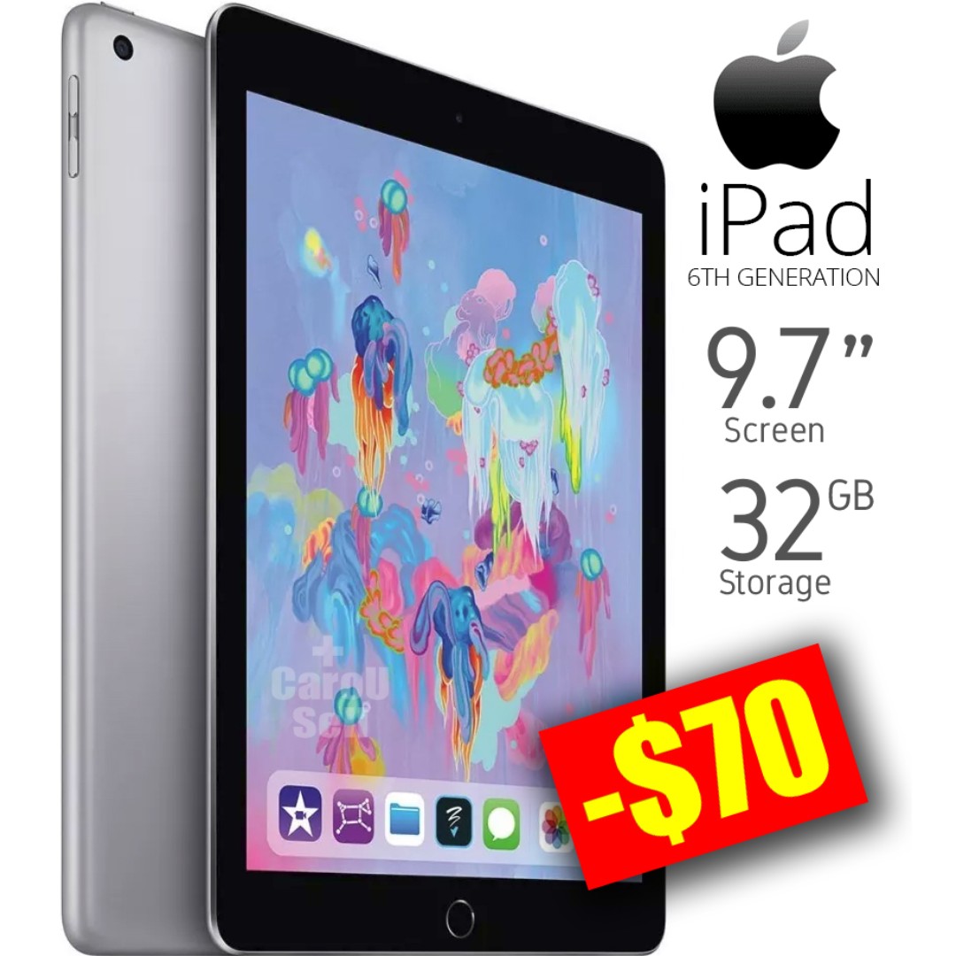 Ipad 32gb Wifi 2018 6th Gen Space Grey Mobile Phones Tablets