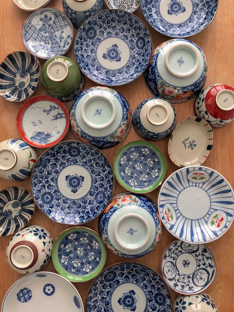 Japan plates and bowls, Furniture & Home Living, Kitchenware