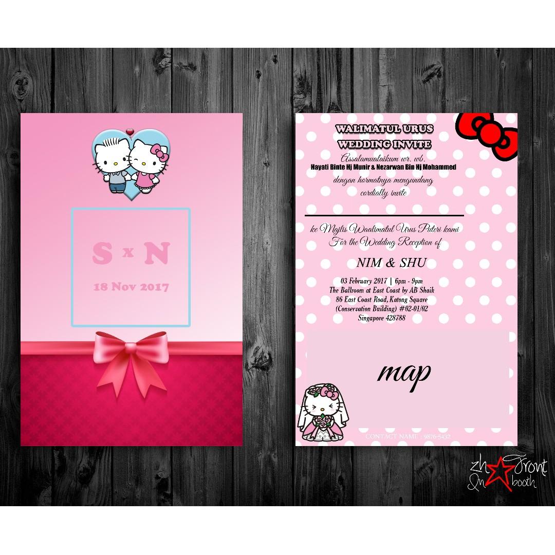 Kad Jemputan Customised Business Services Design Marketing On Carousell