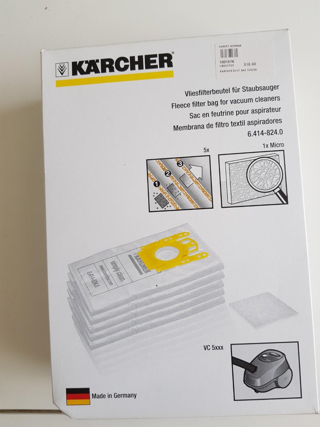 karcher vacuum cleaner bags