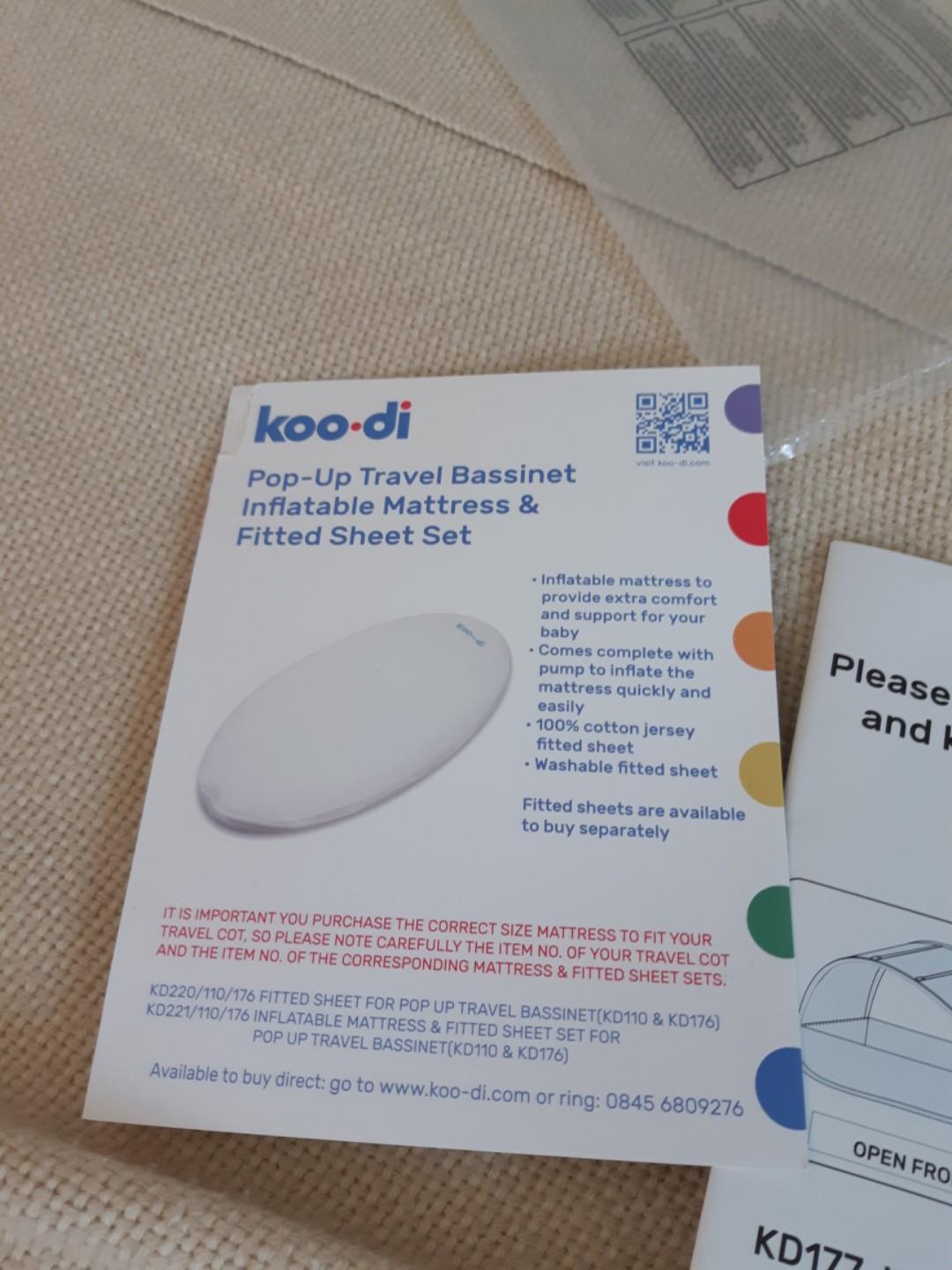 Koodi inflatable top mattress