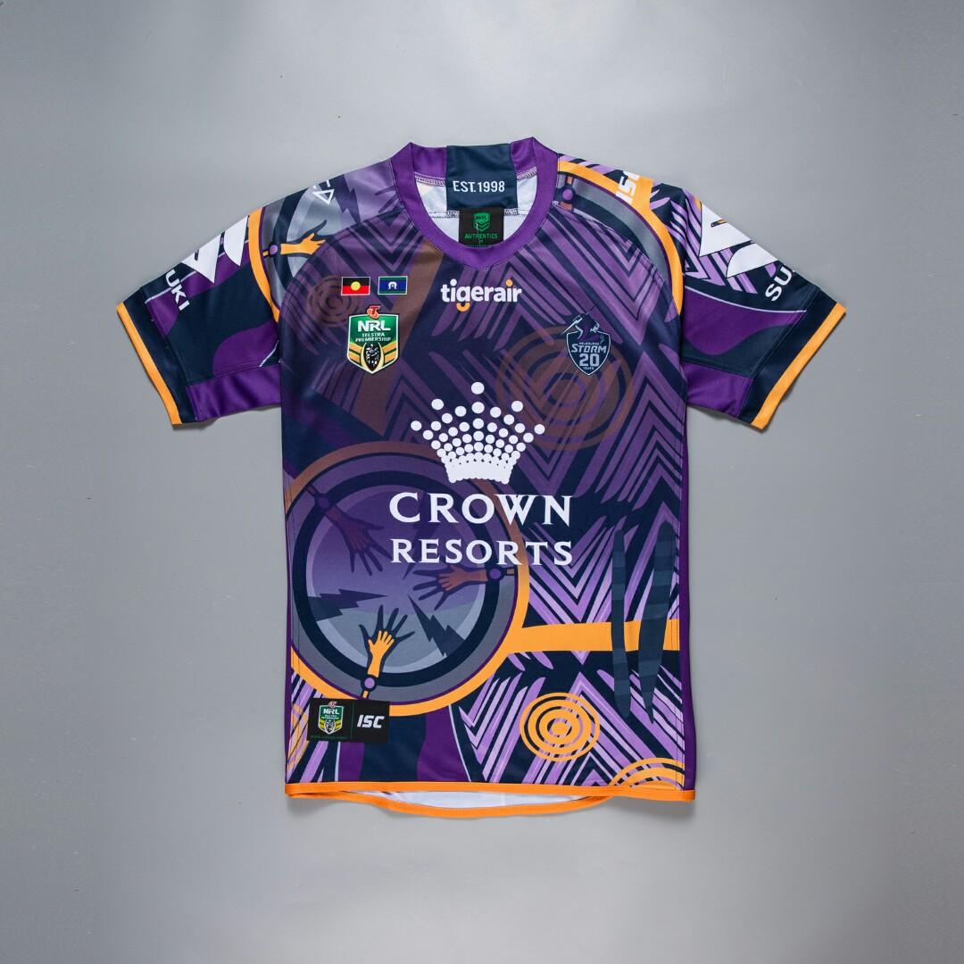 Melbourne Storm 2018 Indigenous Jersey Sports Sports Apparel On Carousell