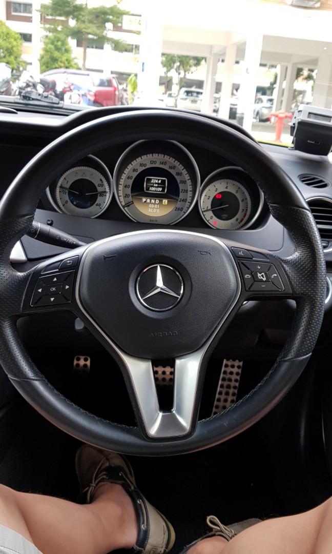 W204 steering wheel hot sale