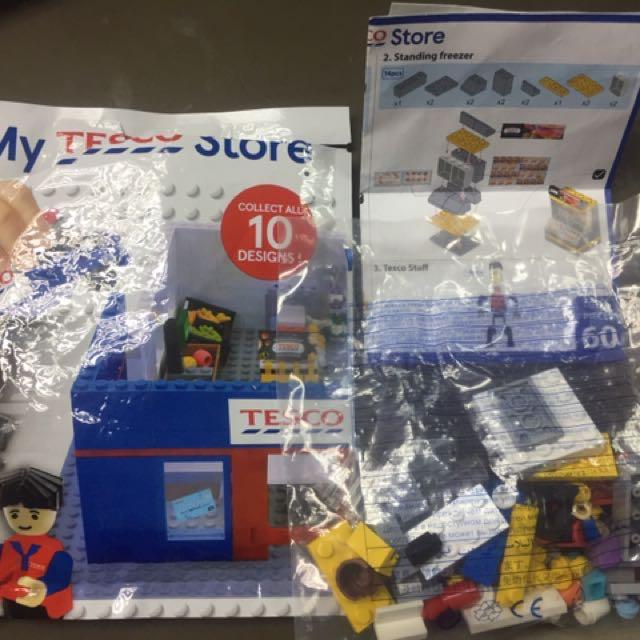My Tesco Store lego block