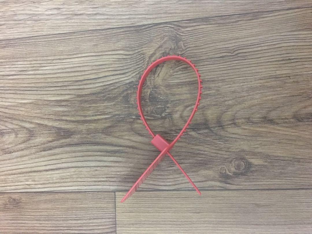 off white volt zip tie
