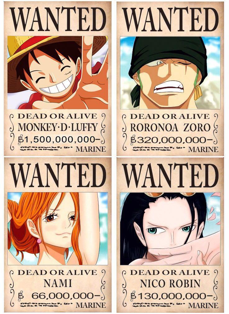Nico Robin Wanted Poster.
