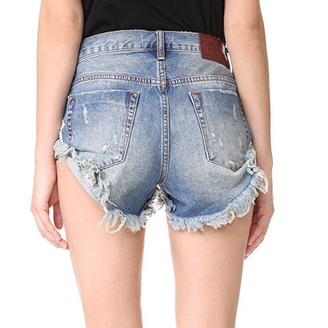 One teaspoon blue new arrivals buoy bandit shorts