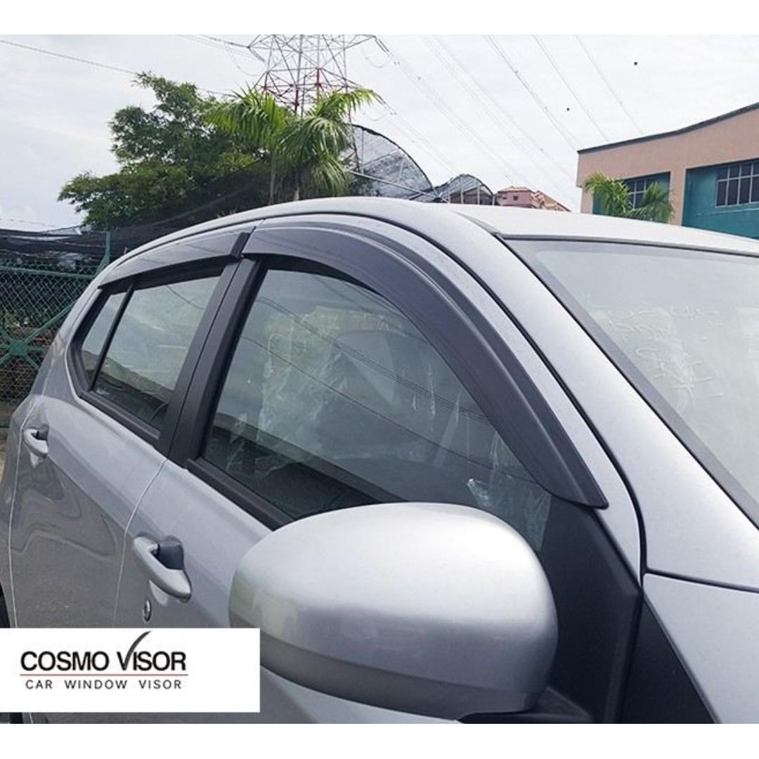 Harga door visor axia sale
