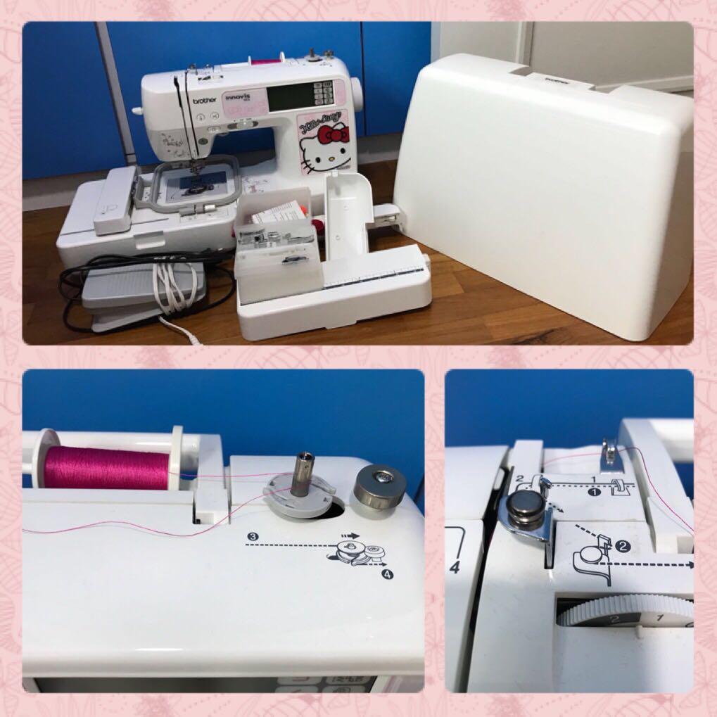 Preloved Brother Nv980k Hello Kitty Design Craft Craft