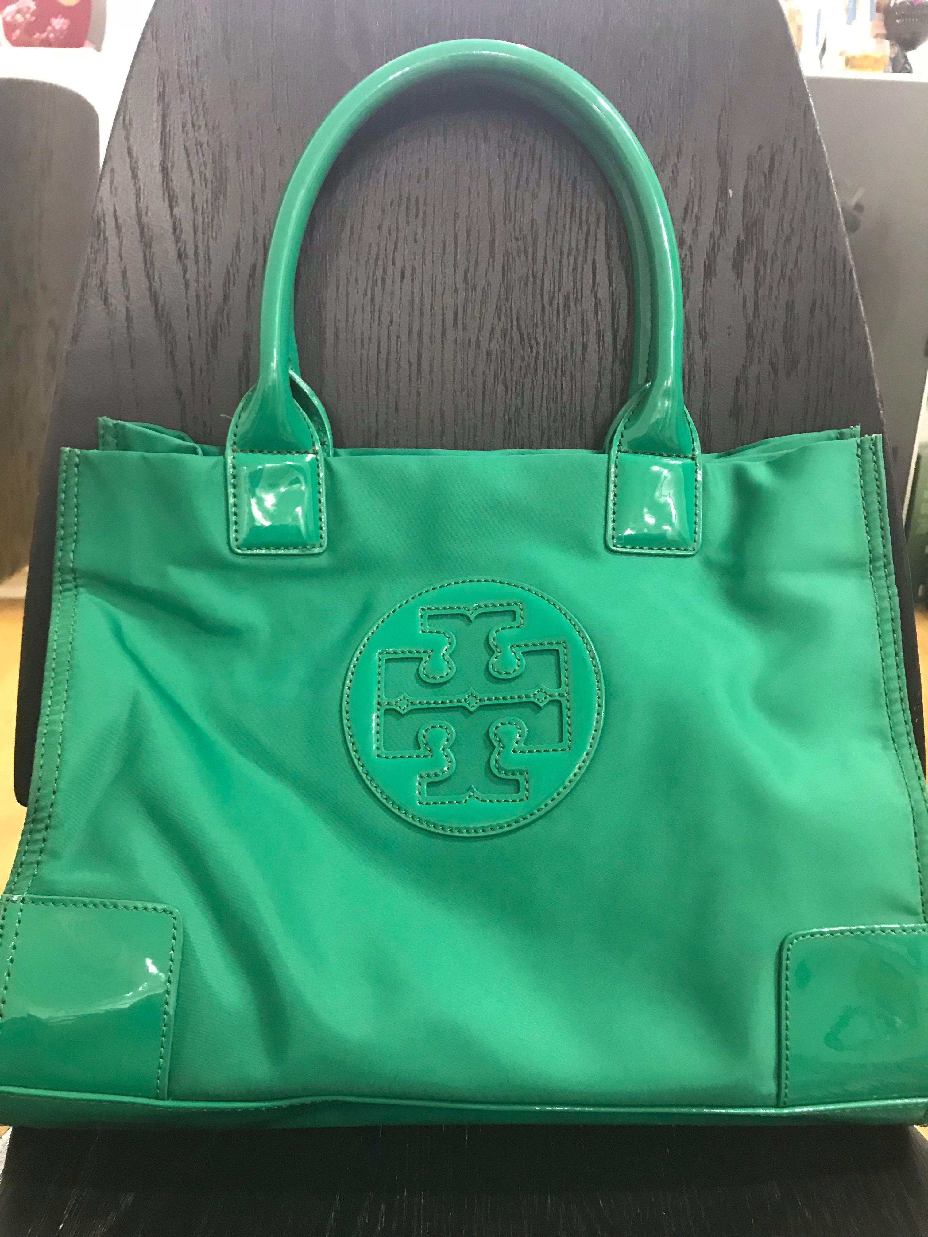 Preloved Tory Burch Green Tote Bag (Medium), Women's Fashion, Bags &  Wallets, Tote Bags on Carousell