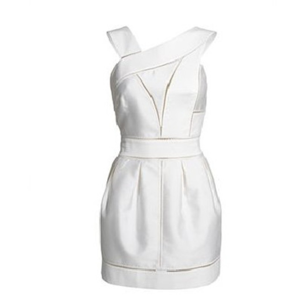 reiss cream dress