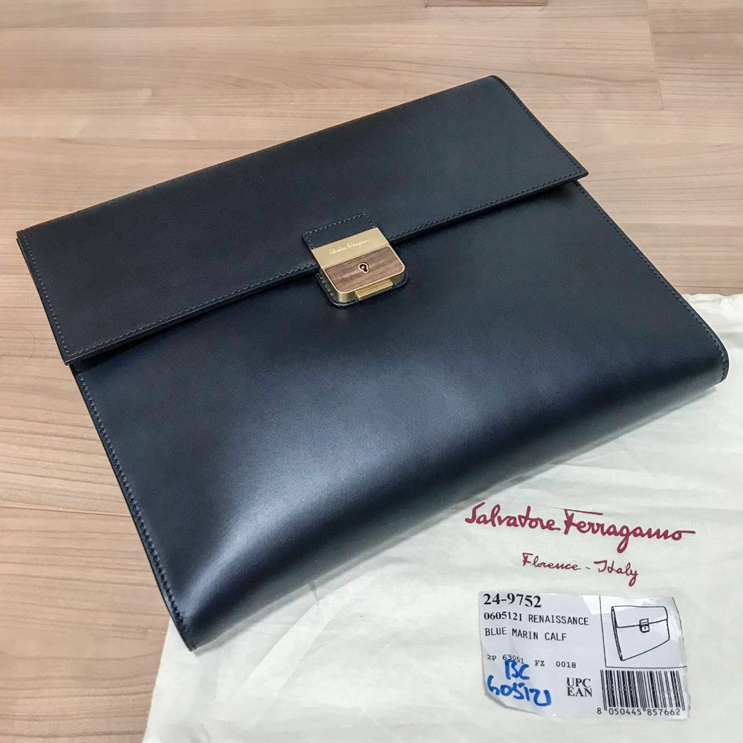 Salvatore Ferragamo Portfolio Men s Fashion Bags Belt bags Clutches and Pouches on Carousell