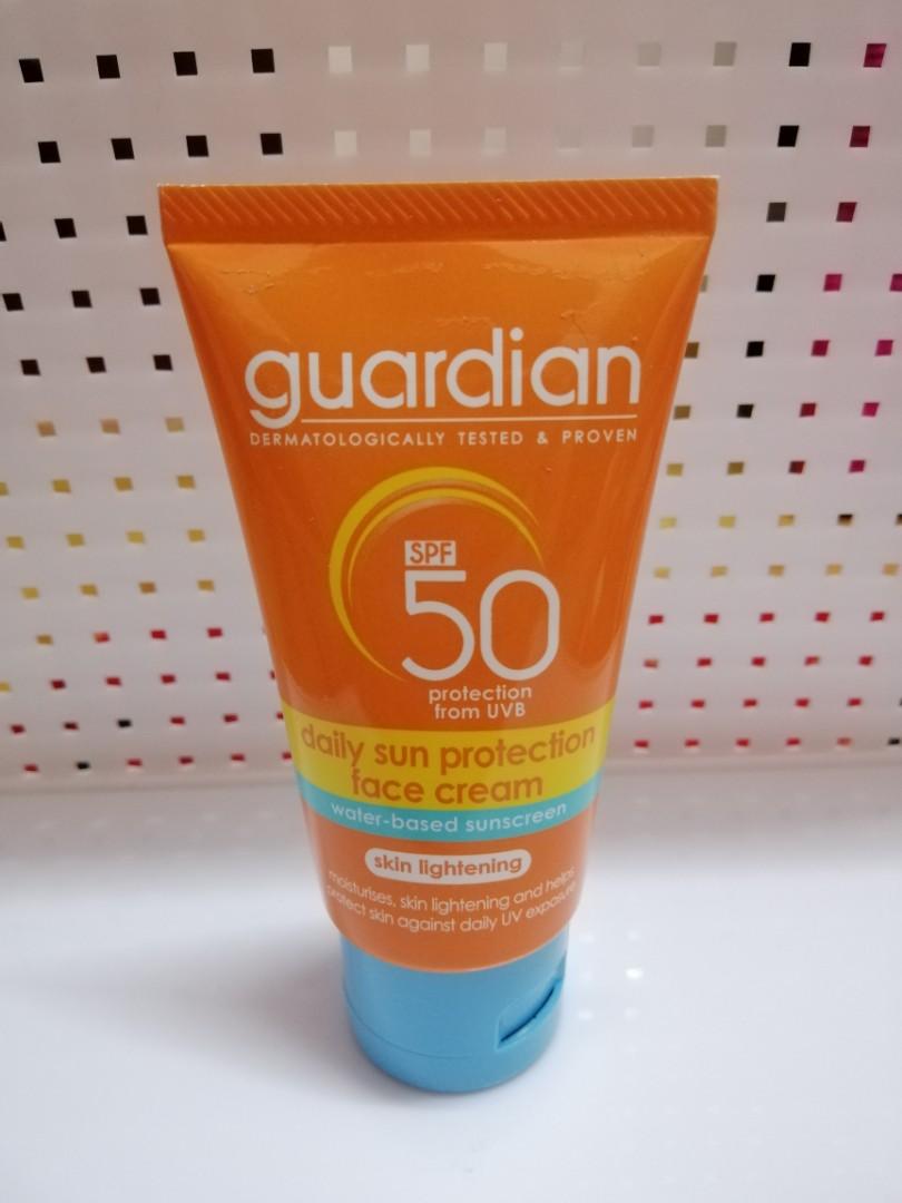 SUNSCREEN WATER BASED GUARDIAN, Beauty & Personal Care, Face, Face Care
