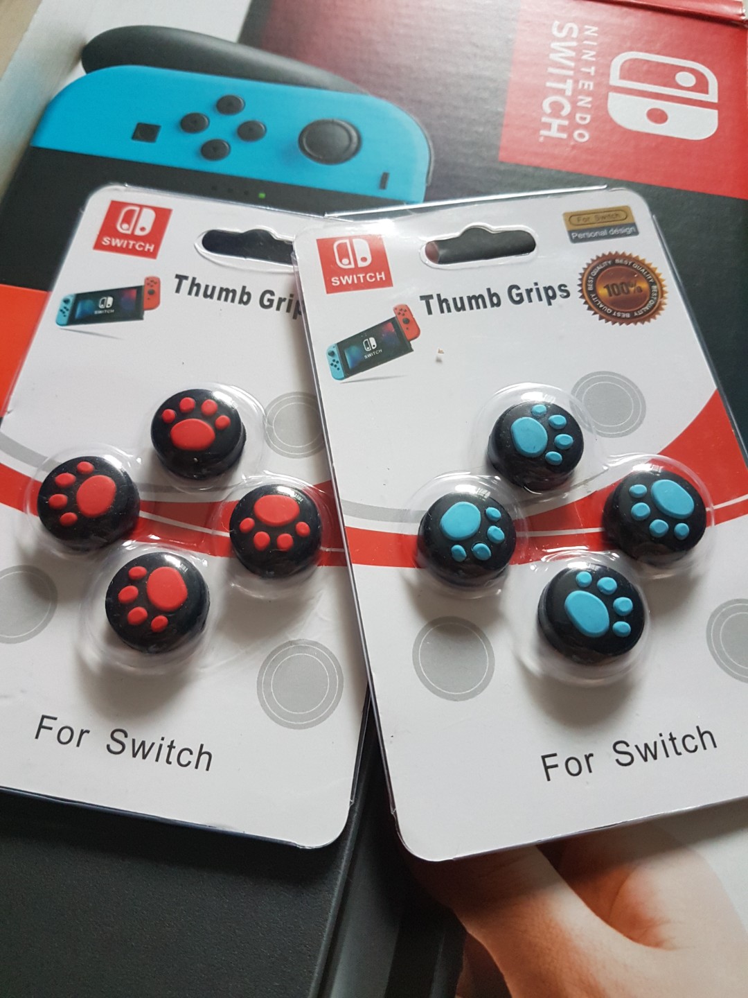switch controller thumb grips