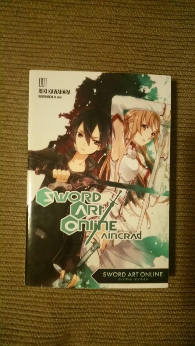 Sword Art Online Volume 1 English Light Novel Entertainment J