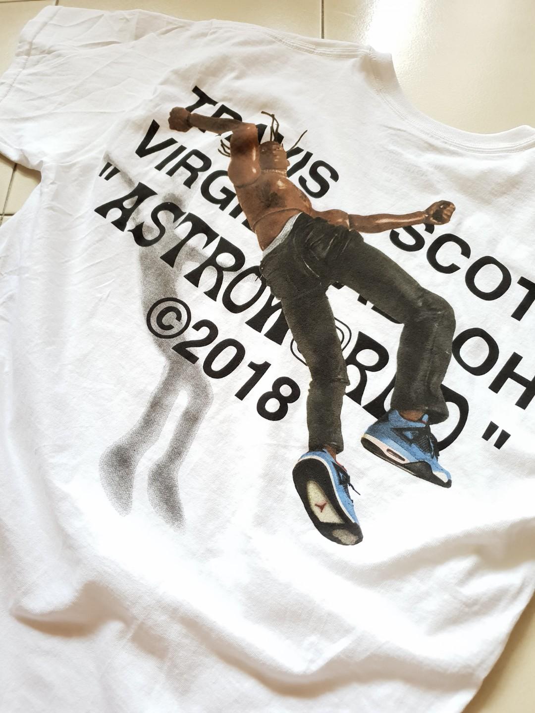 Travis scott off white cheap tee