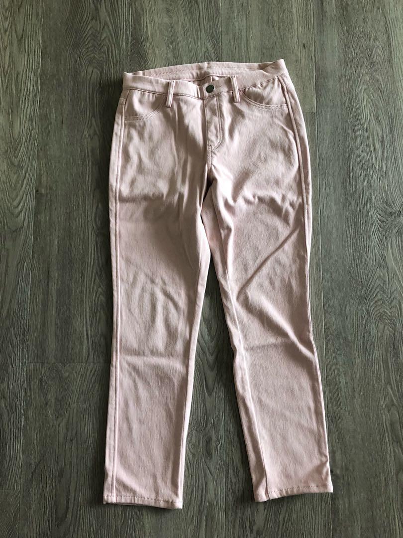 blush pink jeggings