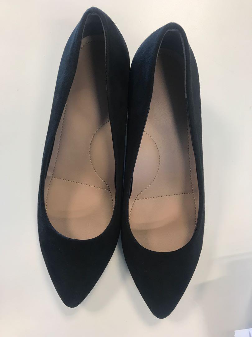 Uniqlo chunky heeled sales shoes