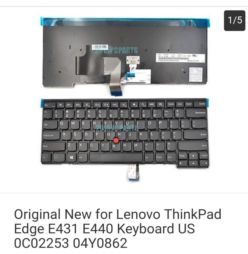 Us Keyboard For Lenovo Thinkpad E431 T440p T440s E440 L440 T431s Electronics Computers Others On Carousell