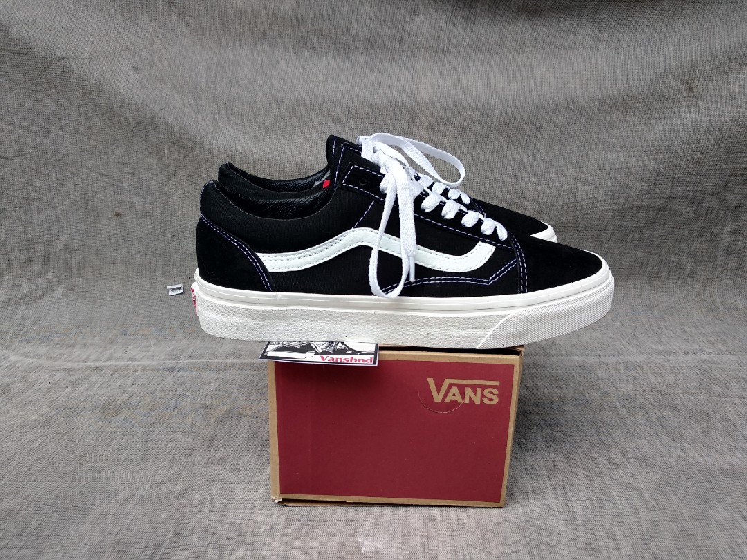 Vans Oldskool Og Vault Black White Fesyen Pria Sepatu Sneakers