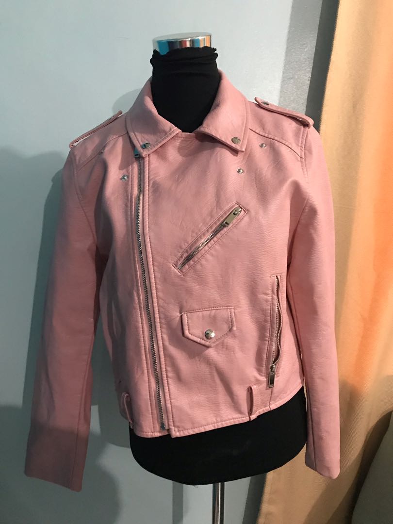 Zara Faux Leather Jacket Xl