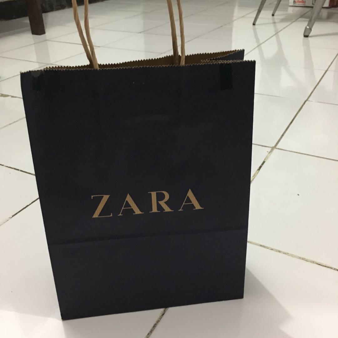 Paper bag 2025 zara original
