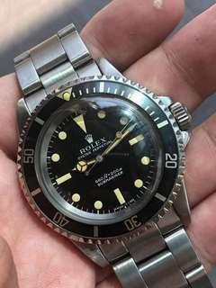 5513 submariner rolex vintage no date non-serif