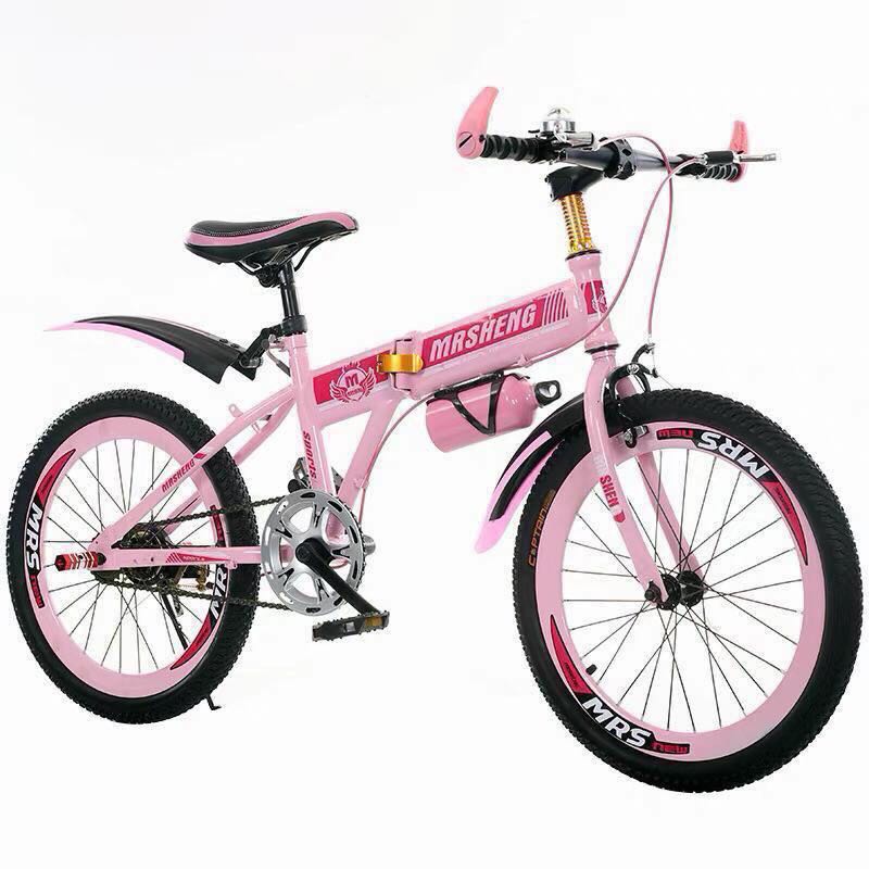 pink foldable bike