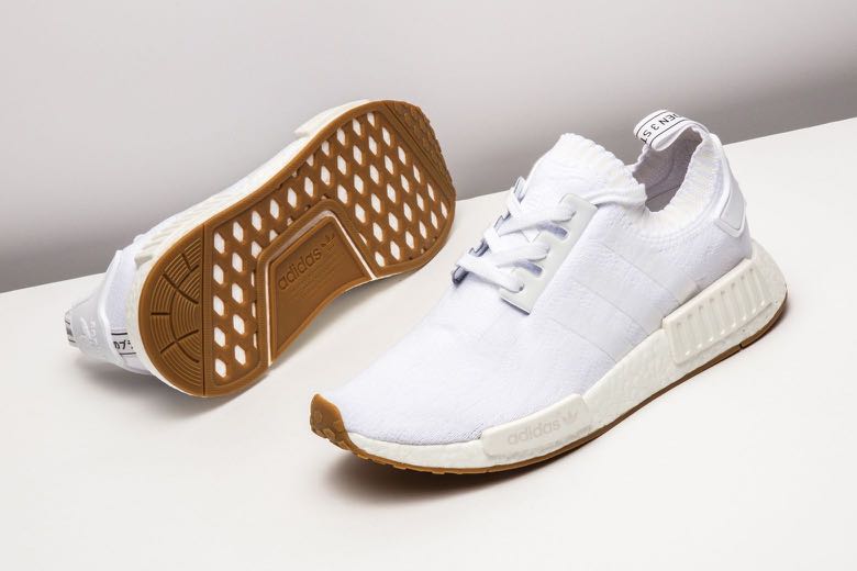 Adidas NMD R1 PK Gumsole Triple White 