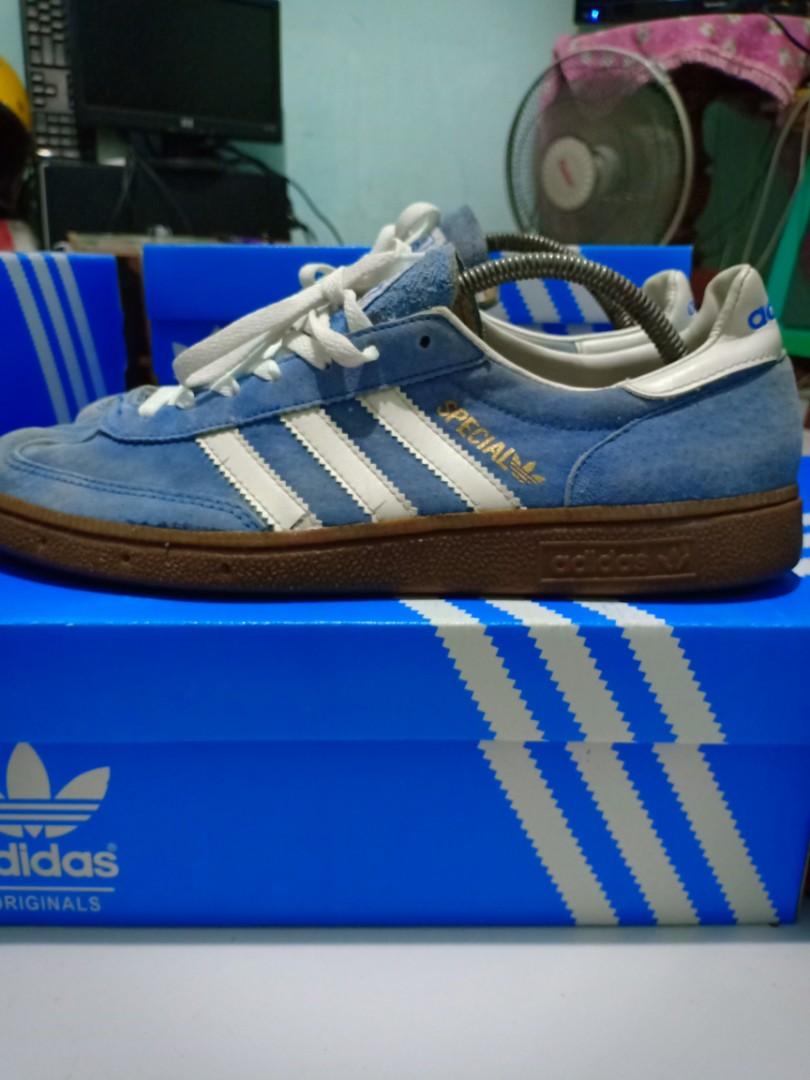 Adidas Special Biru, Fesyen Pria, Sepatu , Sneakers di Carousell
