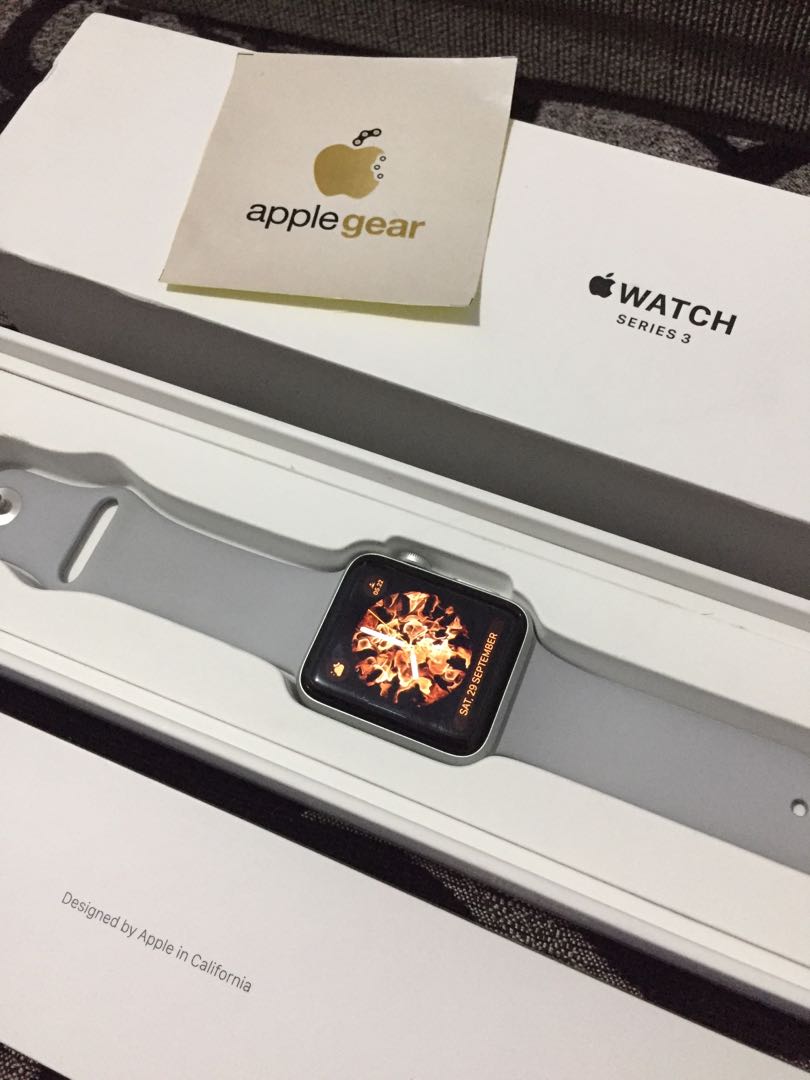 apple watch silver fog