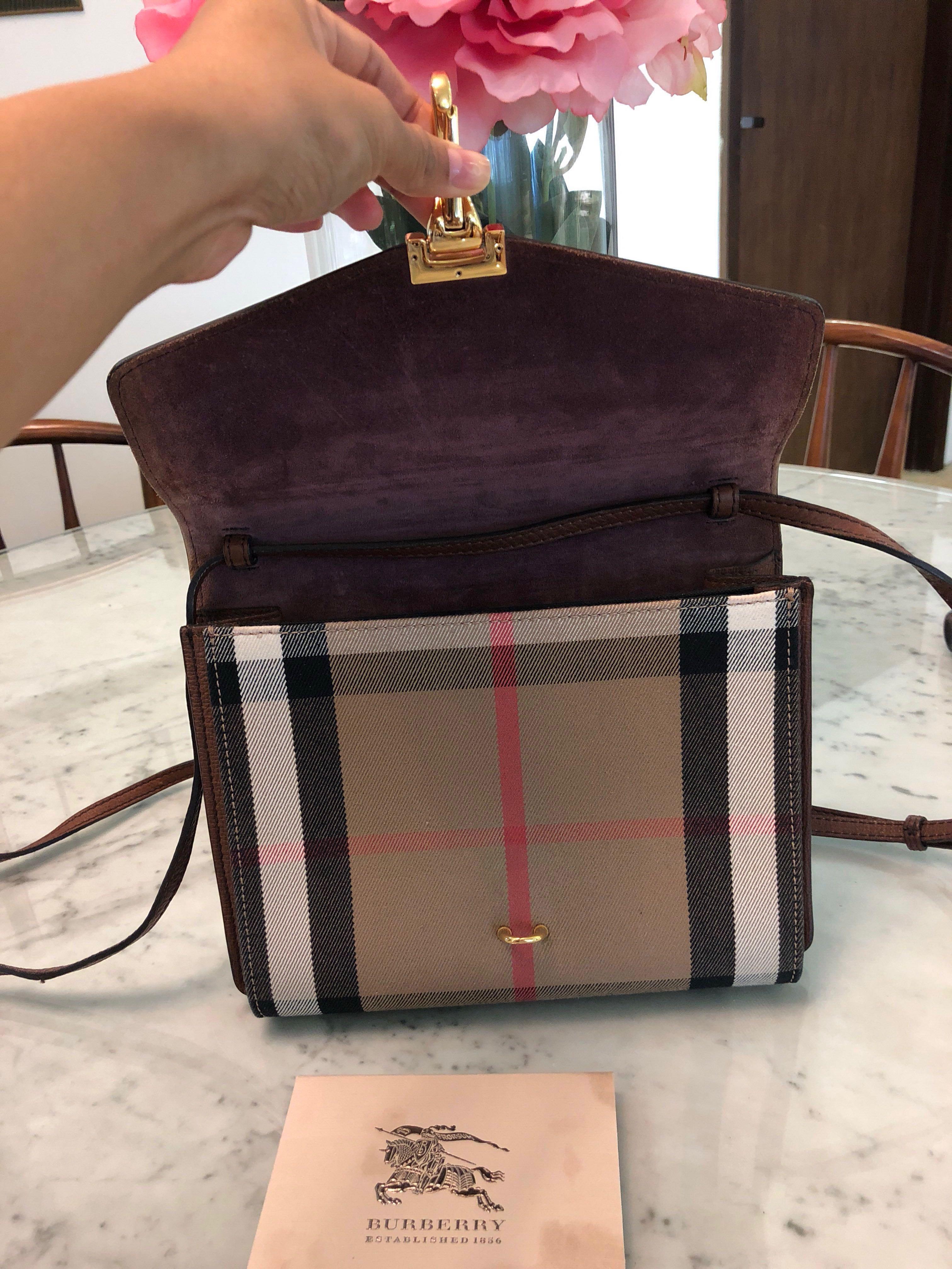Burberry house check crossbody outlet