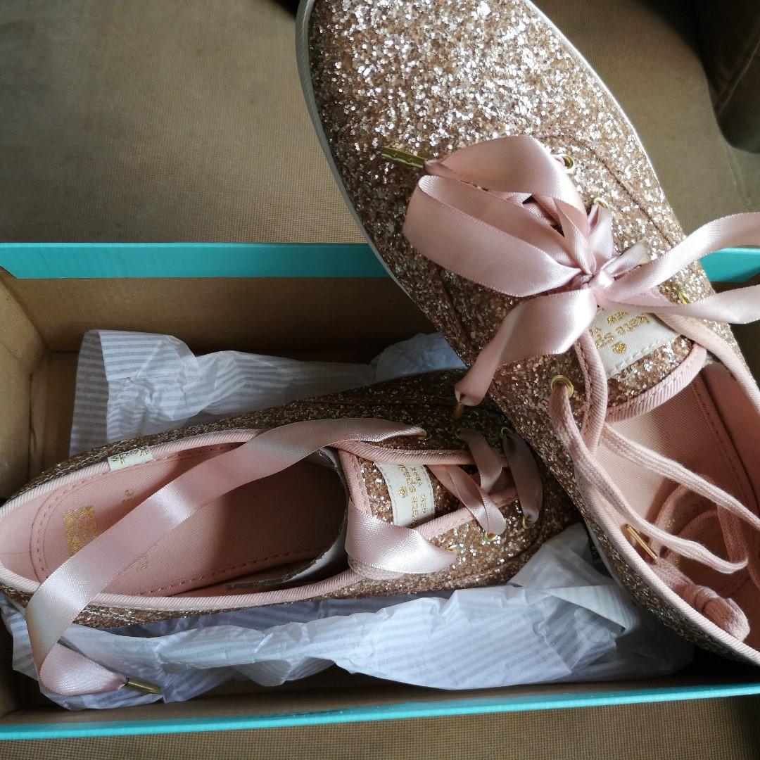 Rose gold kate spade keds online
