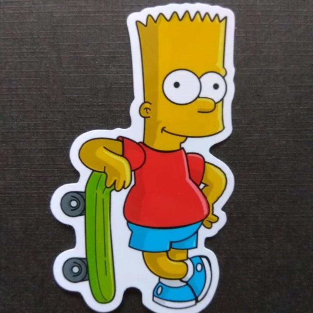 Bart Simpson The Simpsons Sticker Skateboard Luggage Laptop