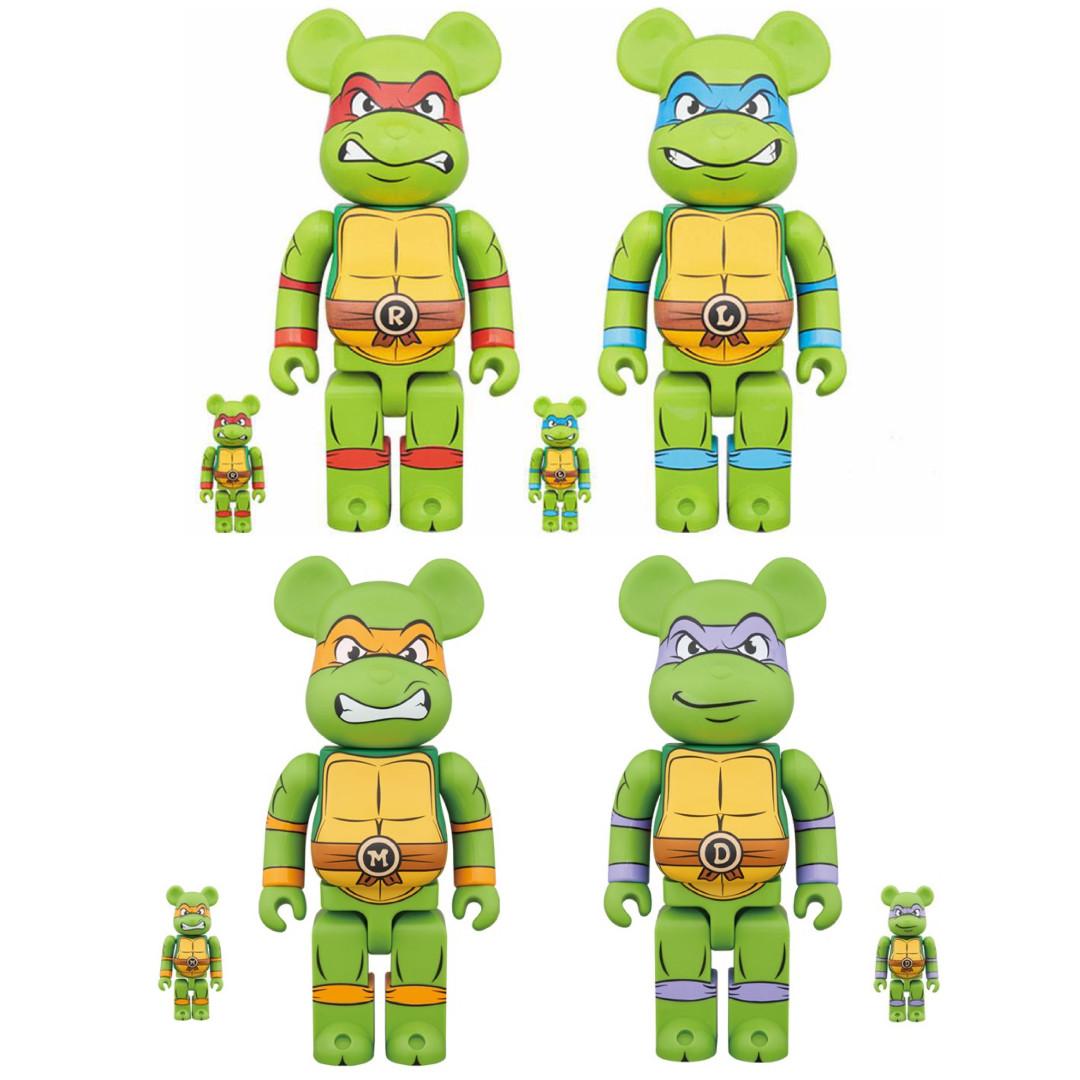 Bearbrick ninja turtle hotsell