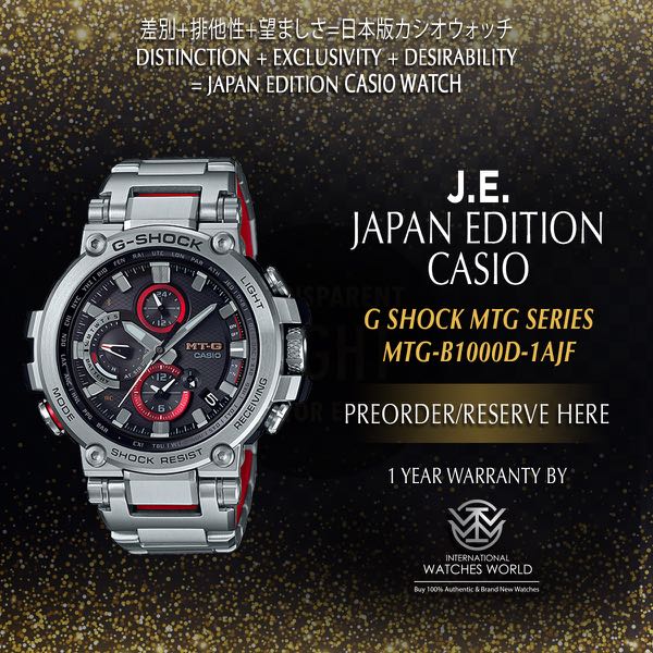 Casio mtg new arrivals b1000d