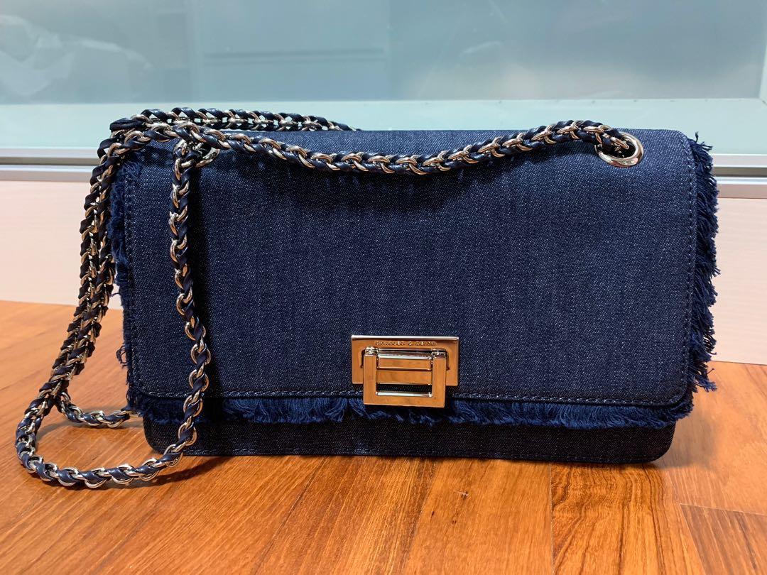 Charles and keith denim bag online