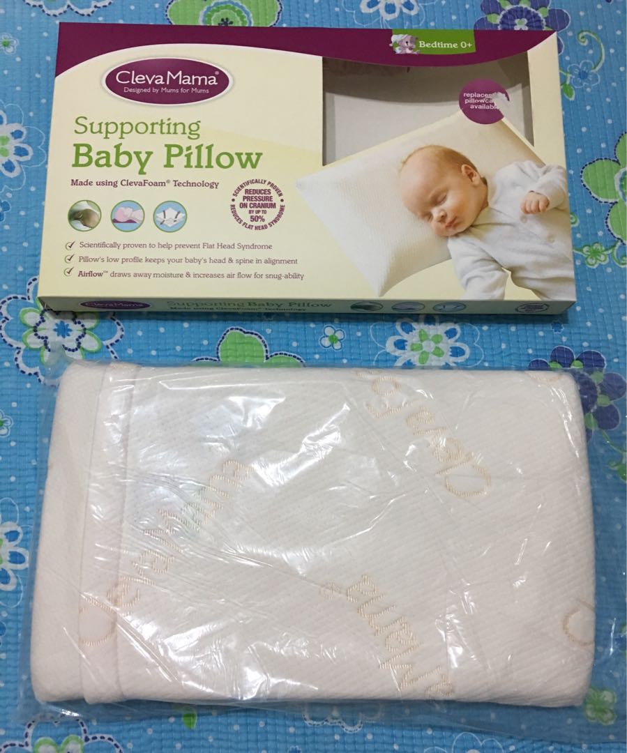 clevamama flat head pillow