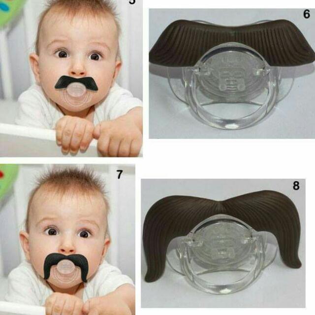 Dot Empeng Bayi Lucu Sexy Kumis No 7 Bayi Anak Perawatan Makanan Anak Di Carousell