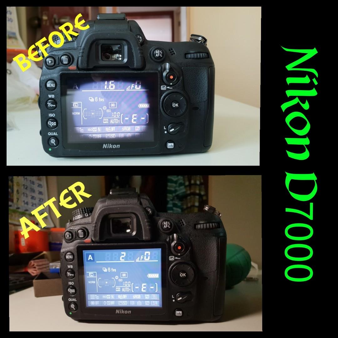 dslr lcd replacement photography on