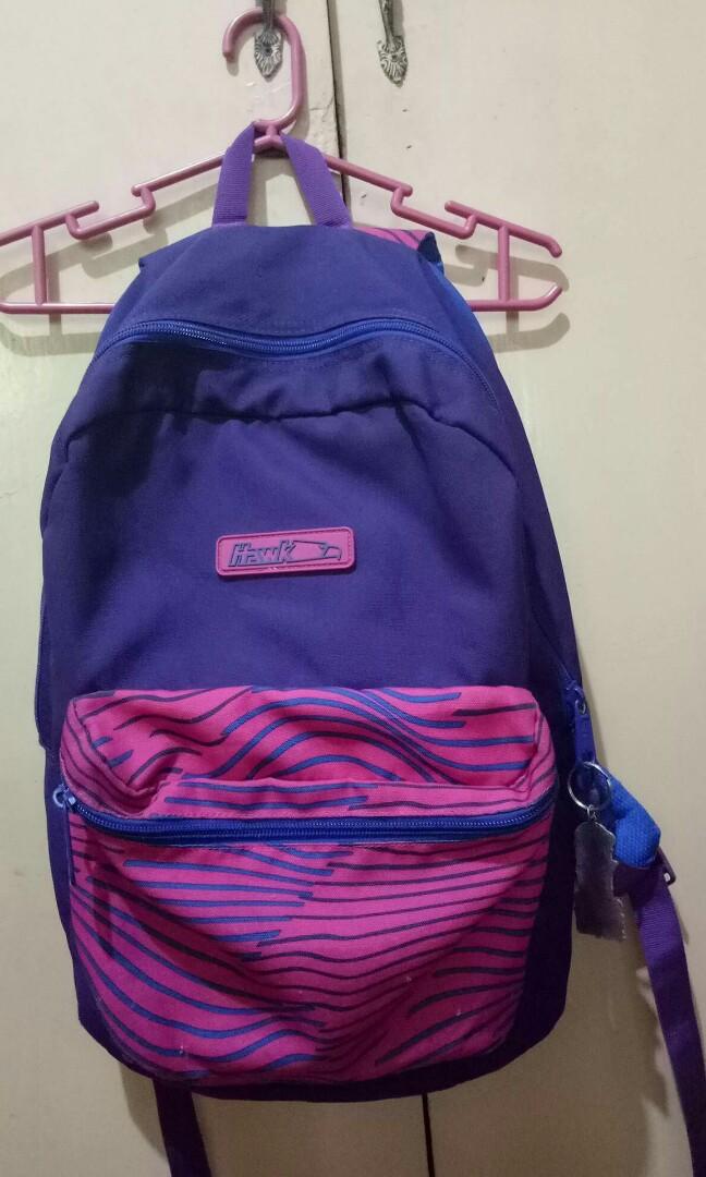 Hawk bag top blue pink