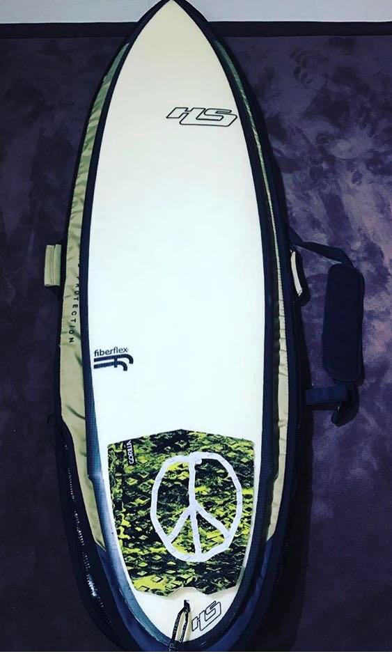 Psychedelic store germ surfboard
