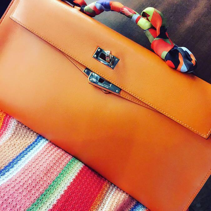 Herm s Kelly longue RARE Women s Fashion Bags Wallets Cross