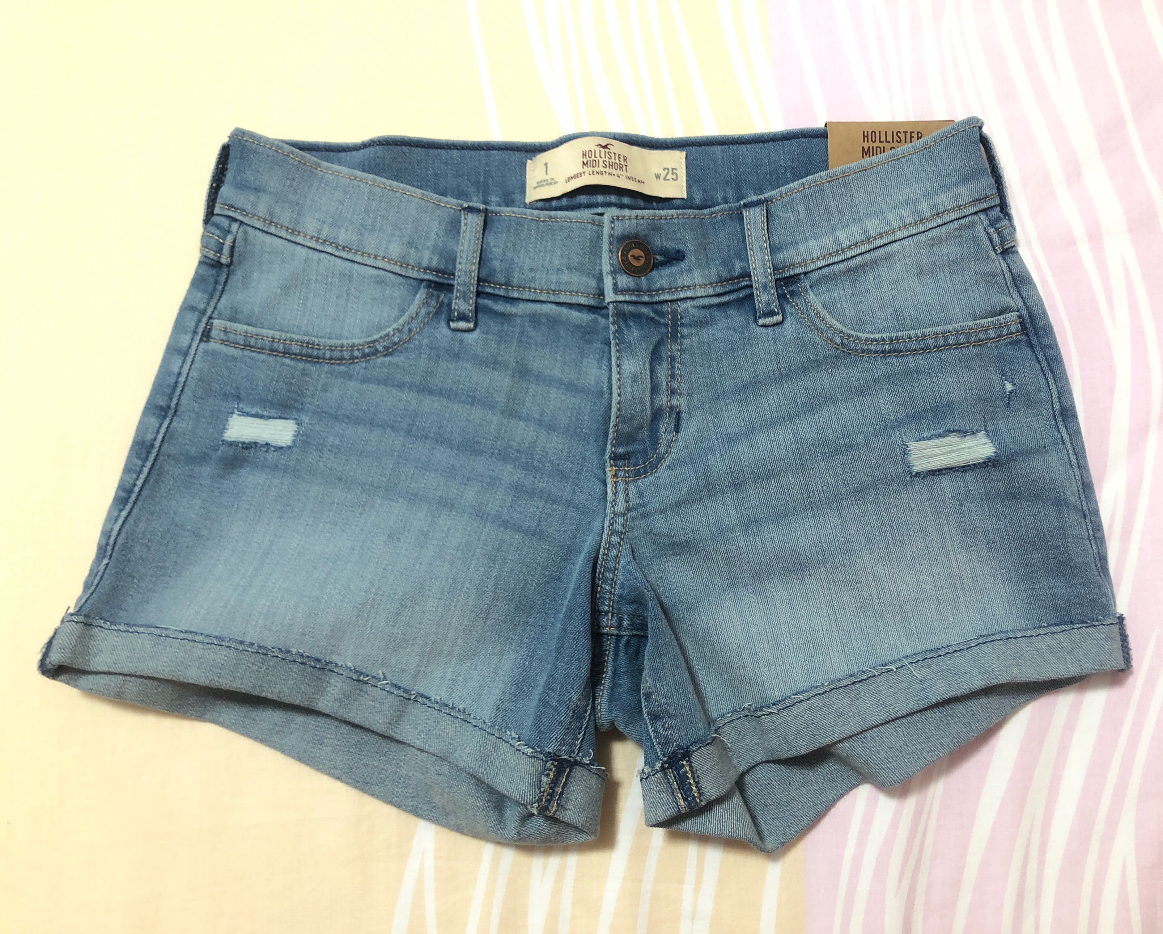 Hollister deals midi shorts