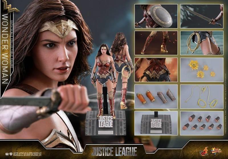 Hottoys hot toys Wonder Woman 2.0 justice league, 興趣及遊戲, 玩具