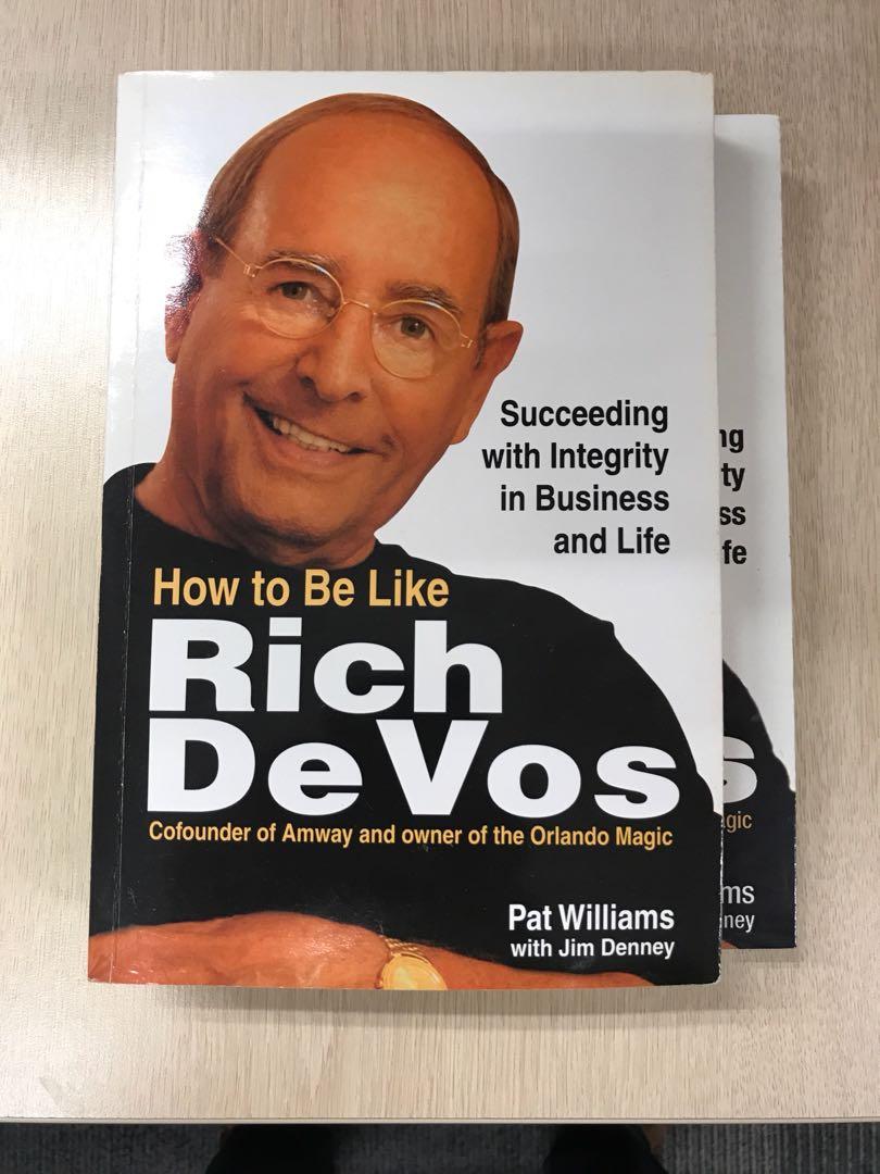 How To Be Like Rich Devos Hobbies Toys Books Magazines Fiction Non Fiction On Carousell