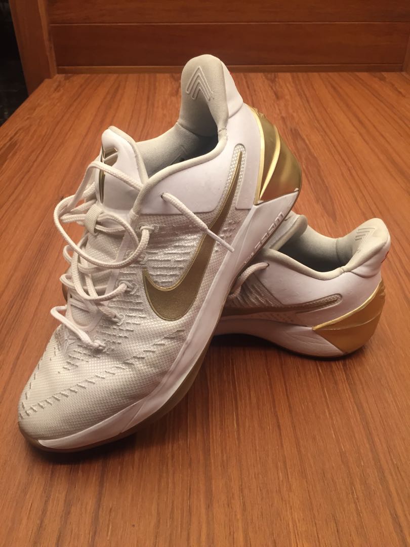 White and gold kobe ad online