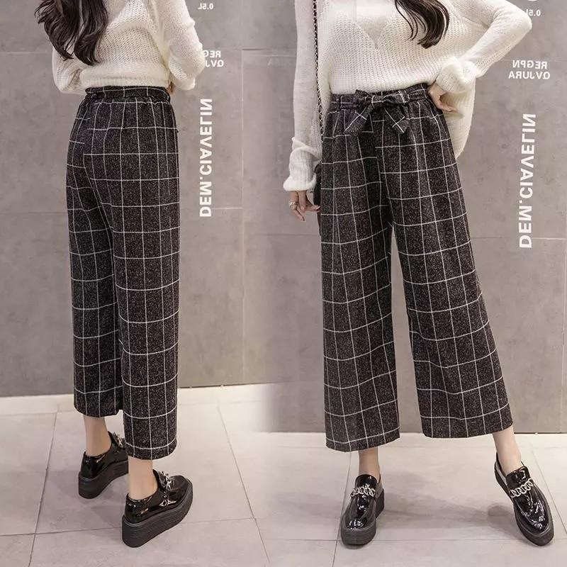 Square pants korean style sale